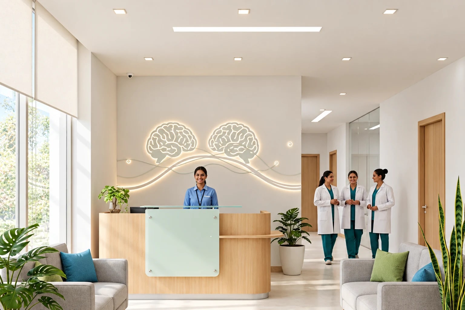 Spaces designed for practical rehabilitation.